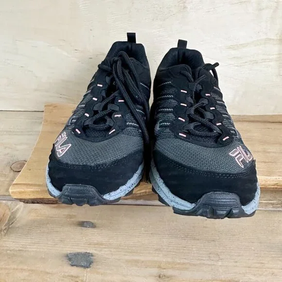 Fila Women's Black Endurance EVO All Terrain Hiking Shoe Worn Once Size 8 - Picture 3 of 7